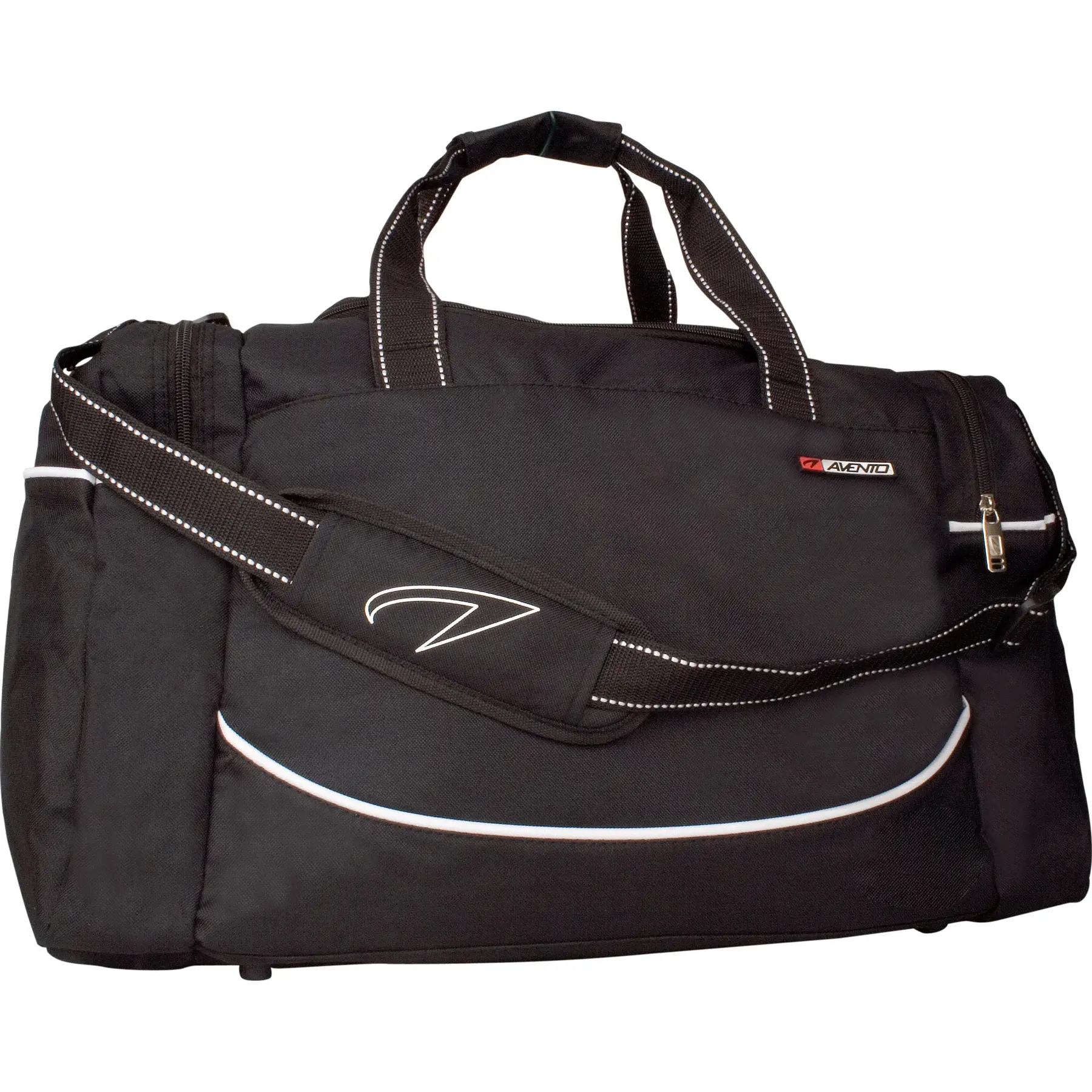 AVENTO  sac de sport Grand 53 litres 56 cm polyester noir