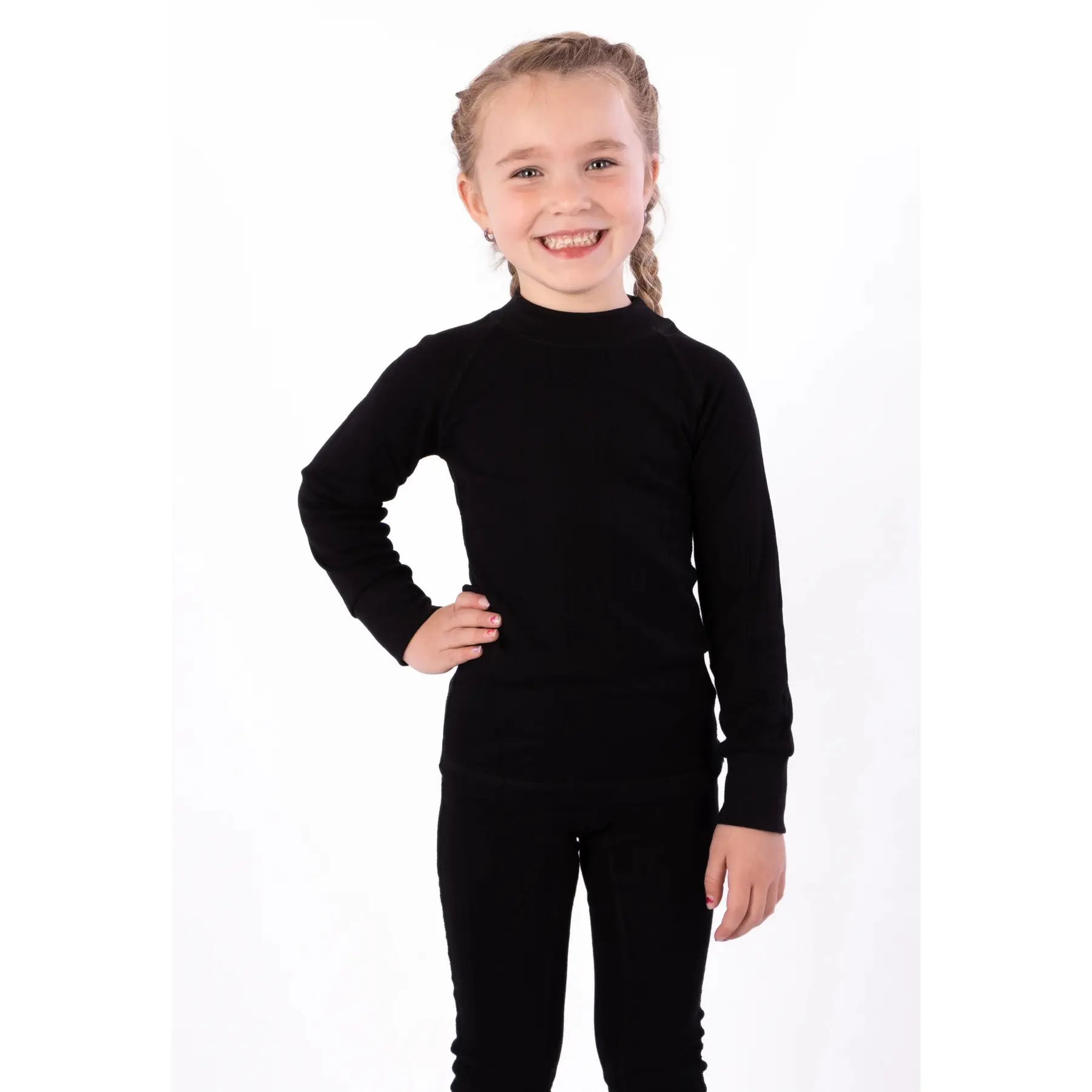 Thermo Kompressionsshirt Lange Ärmel Kind Avento
