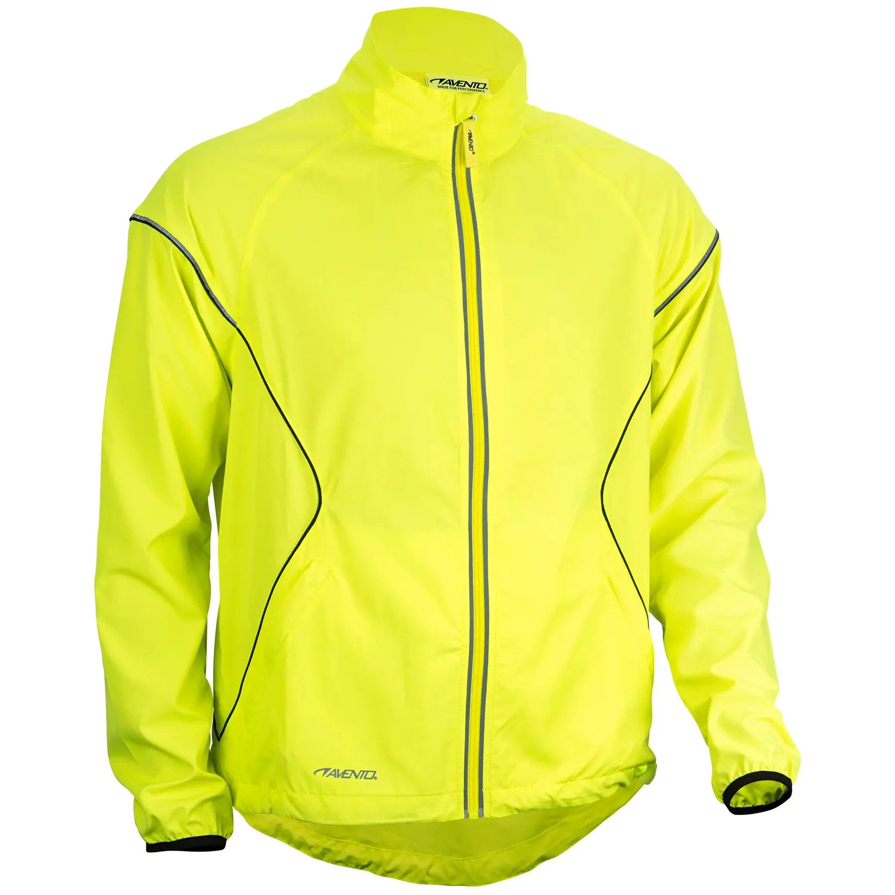 Avento Unisex Jaune Windbreaker Neon