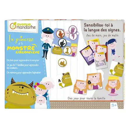 Brettspiel die Prinzessin und die Zirkumflexuhr Avenue Mandarine