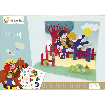 Kreativbox - Pop-Karten-up zum Basteln Avenue Mandarine