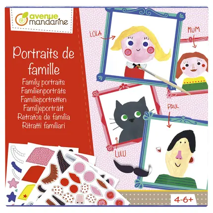 Kreativbox Familienporträts Avenue Mandarine