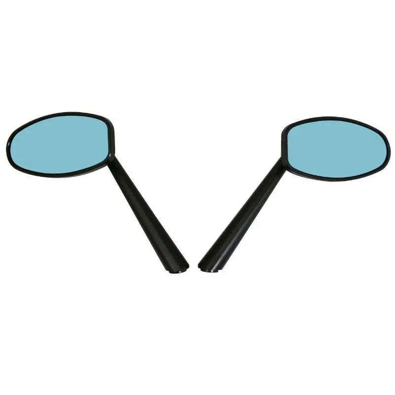 RÃ©troviseurs Avoc Indiana ovale alu CNC noir