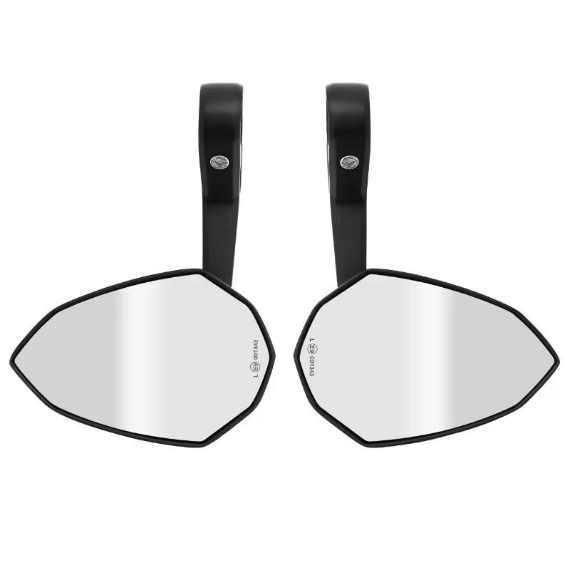 Paar Motorfietsstuurspiegels Met Aluminium Plastic Adapter Avoc Nebraska-image