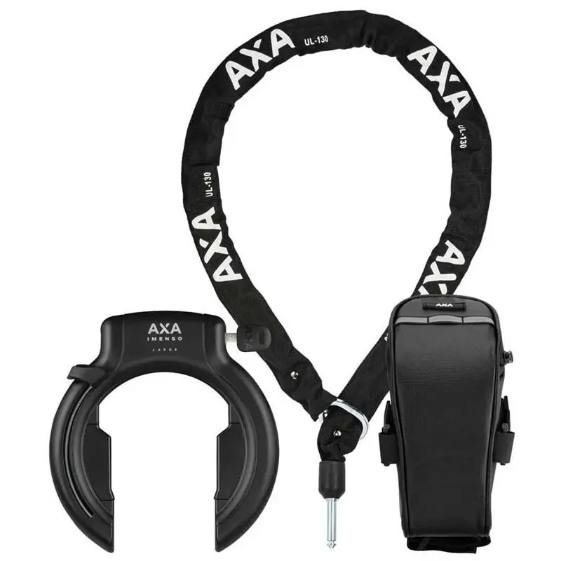 Rahmen-Montageschloss mit Satteltasche Axa Imenso