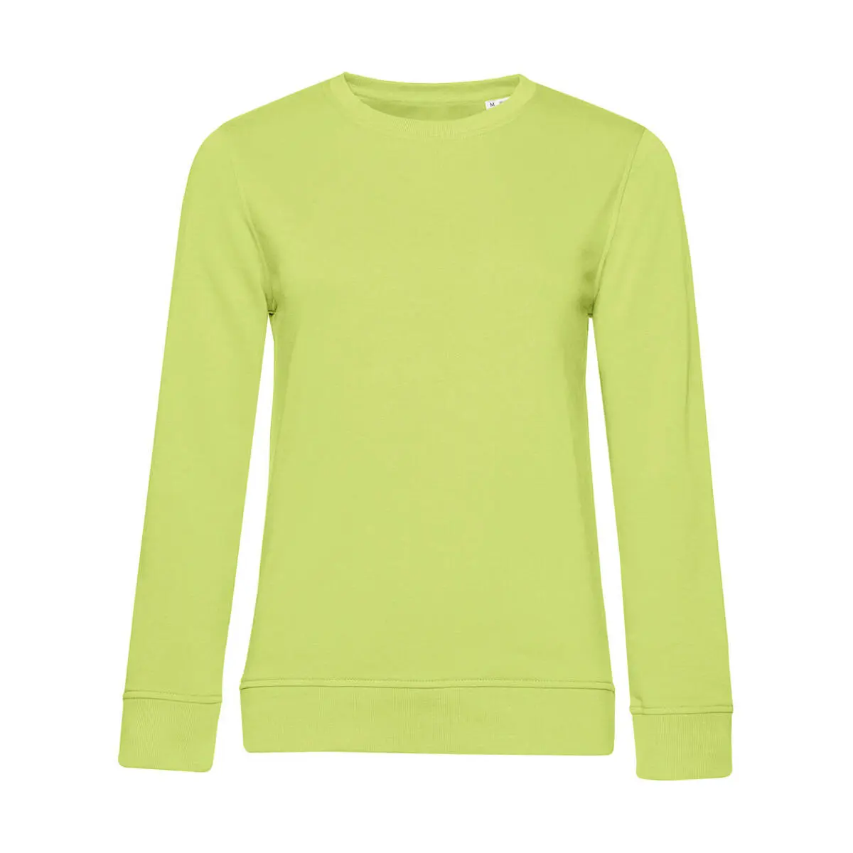 Sweatshirt Mit Rundhalsausschnitt, Damen B&C Organic French Terry
