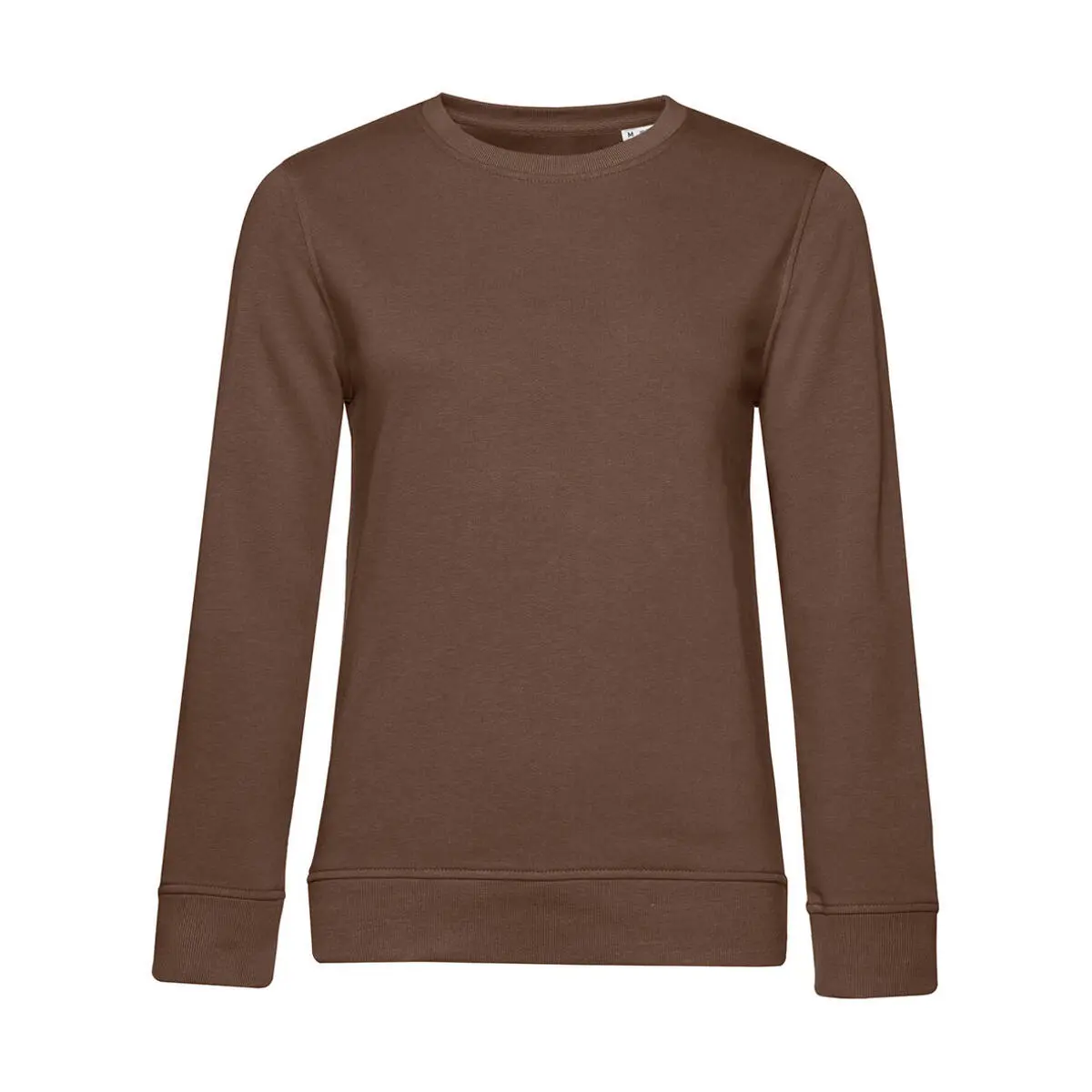Sweatshirt Mit Rundhalsausschnitt, Damen B&C Organic French Terry
