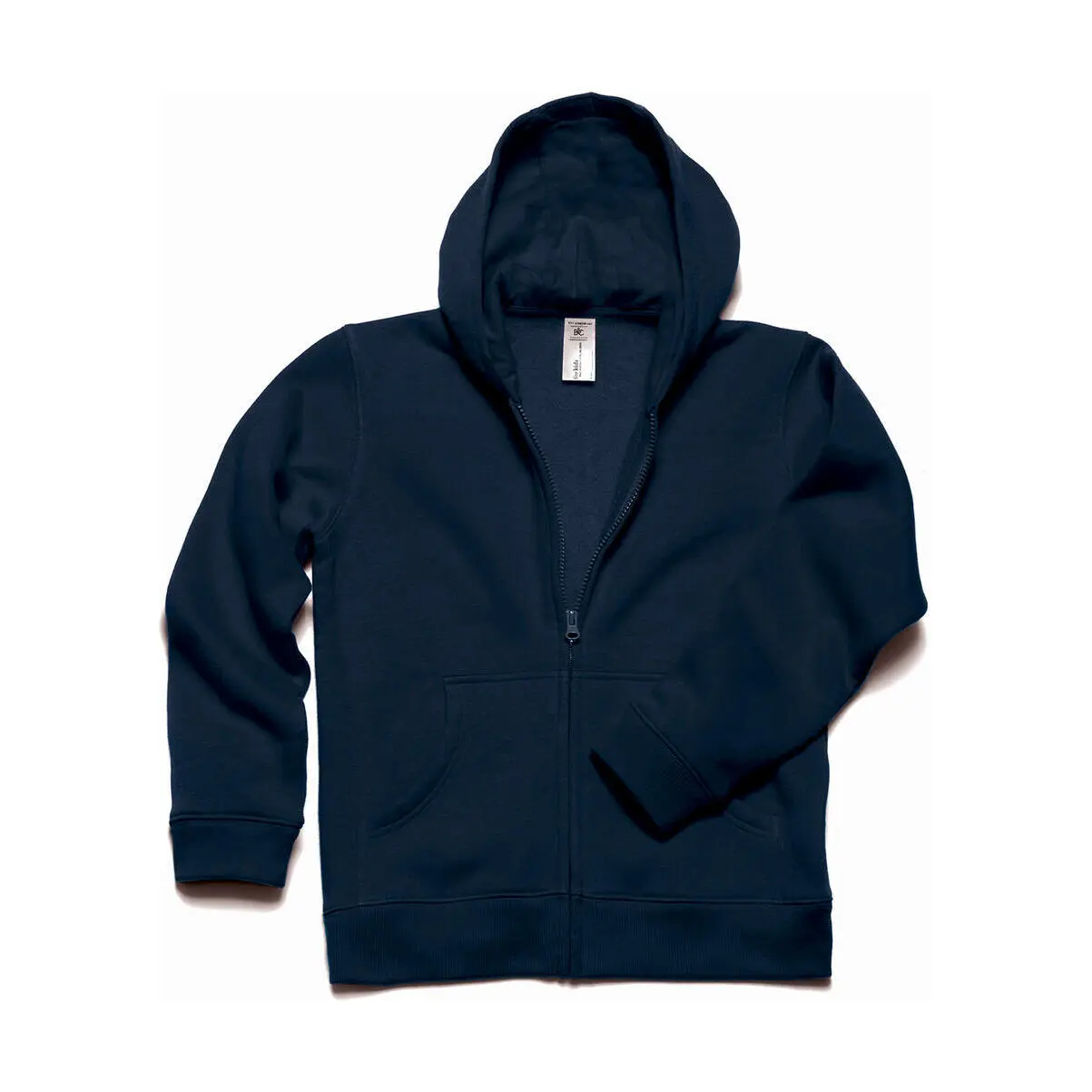 Sweatshirt à capuche full zip enfant B&C