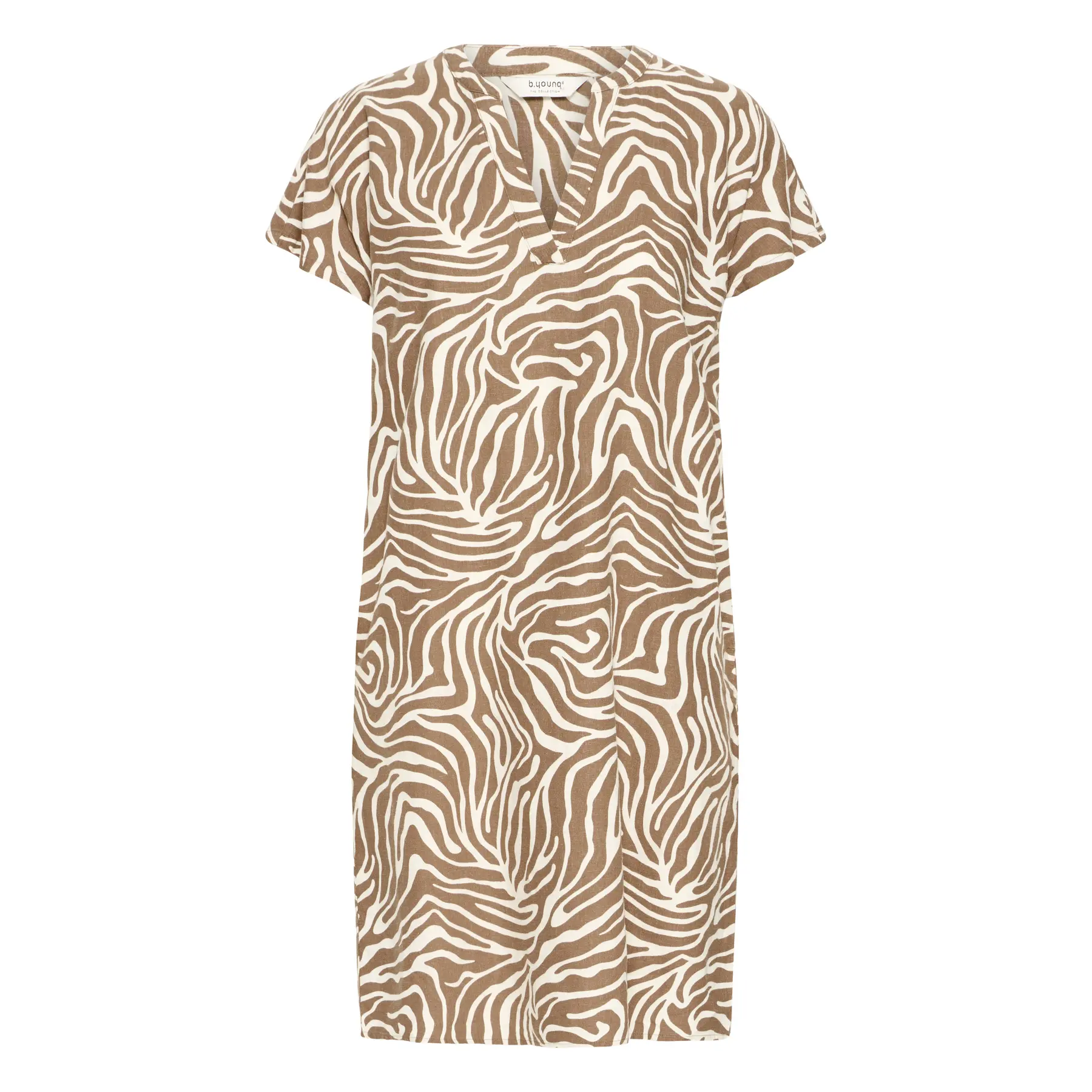 Damen V-Ausschnitt Kleid b.young Falakka