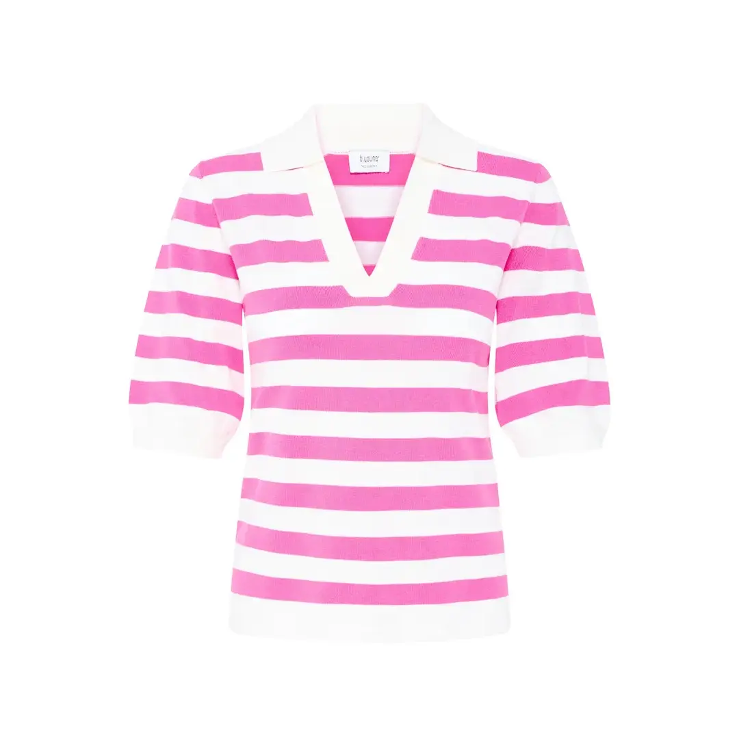 B.young Women's Rose Polo Shirt Bymmorla