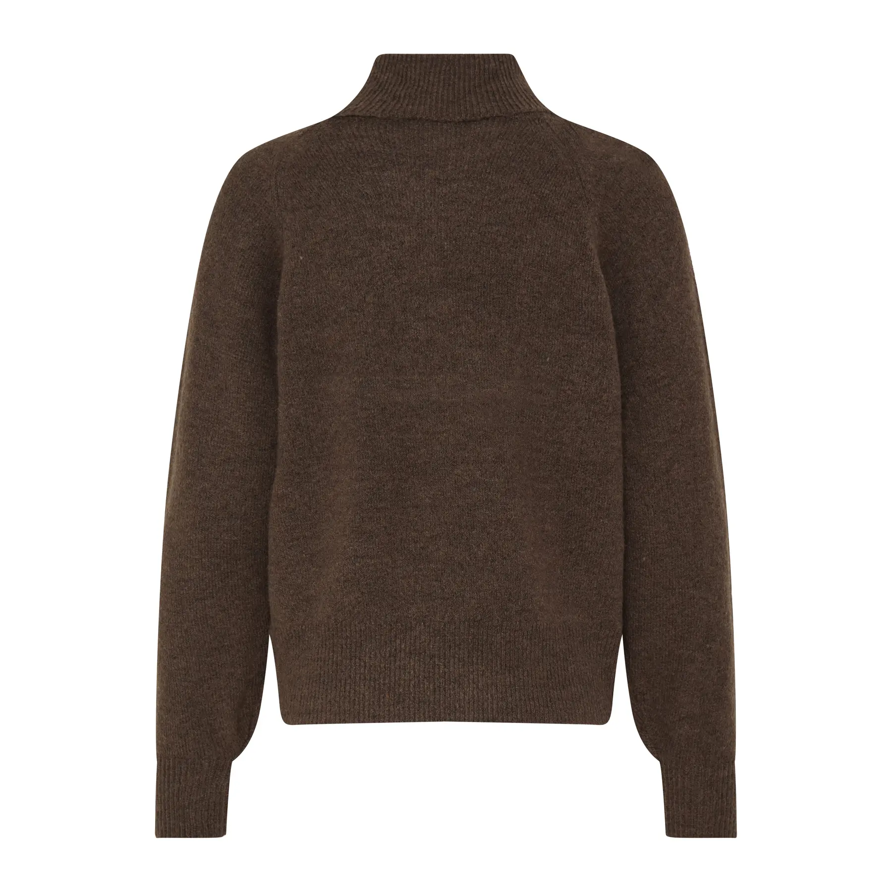 B.young Women's Marron Round Neck Sweater Monna