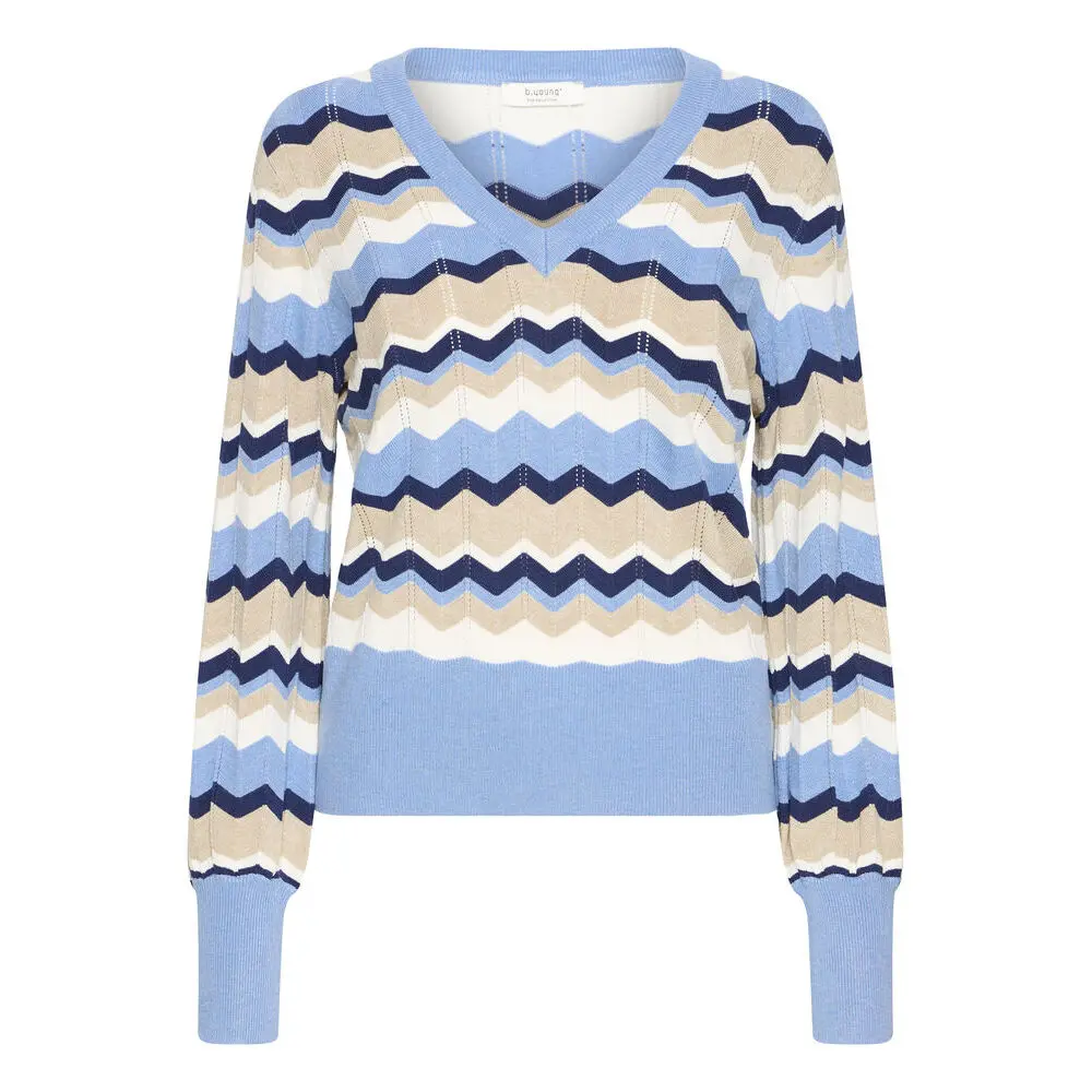 Image of Damen-Strickpullover mit Lochmuster b.young Mmorla