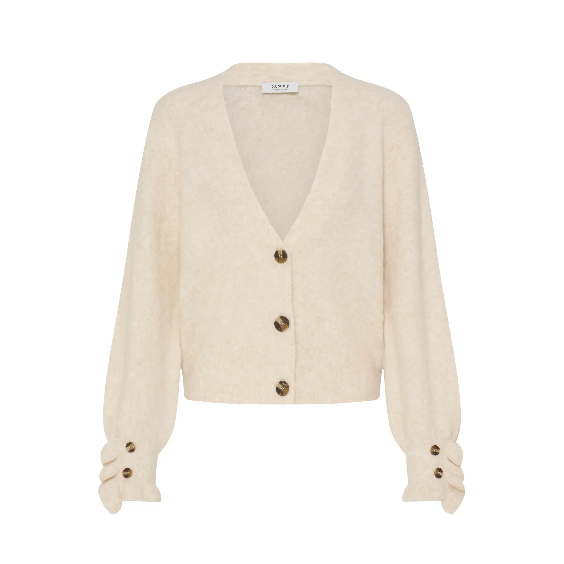 Strickjacke, Damen b.young Omea Frill