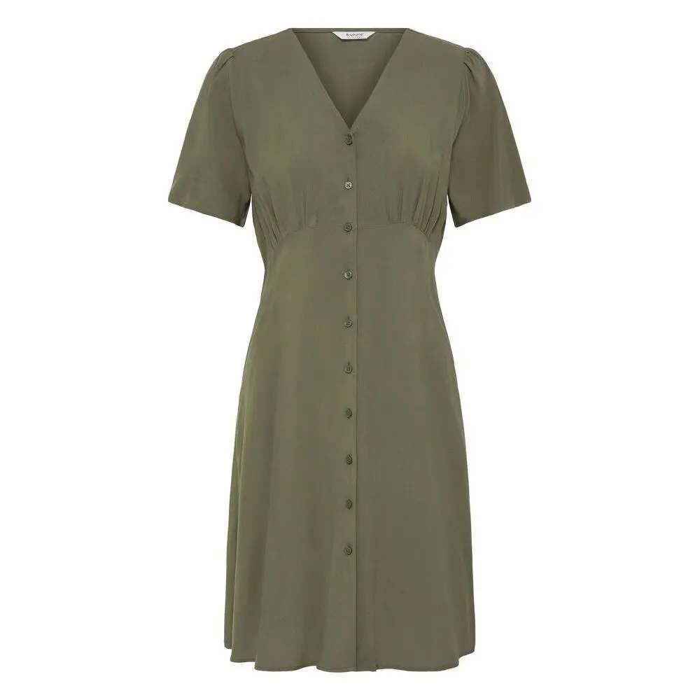Image of Damen V-Ausschnitt Kleid b.young BYMmjoella 4