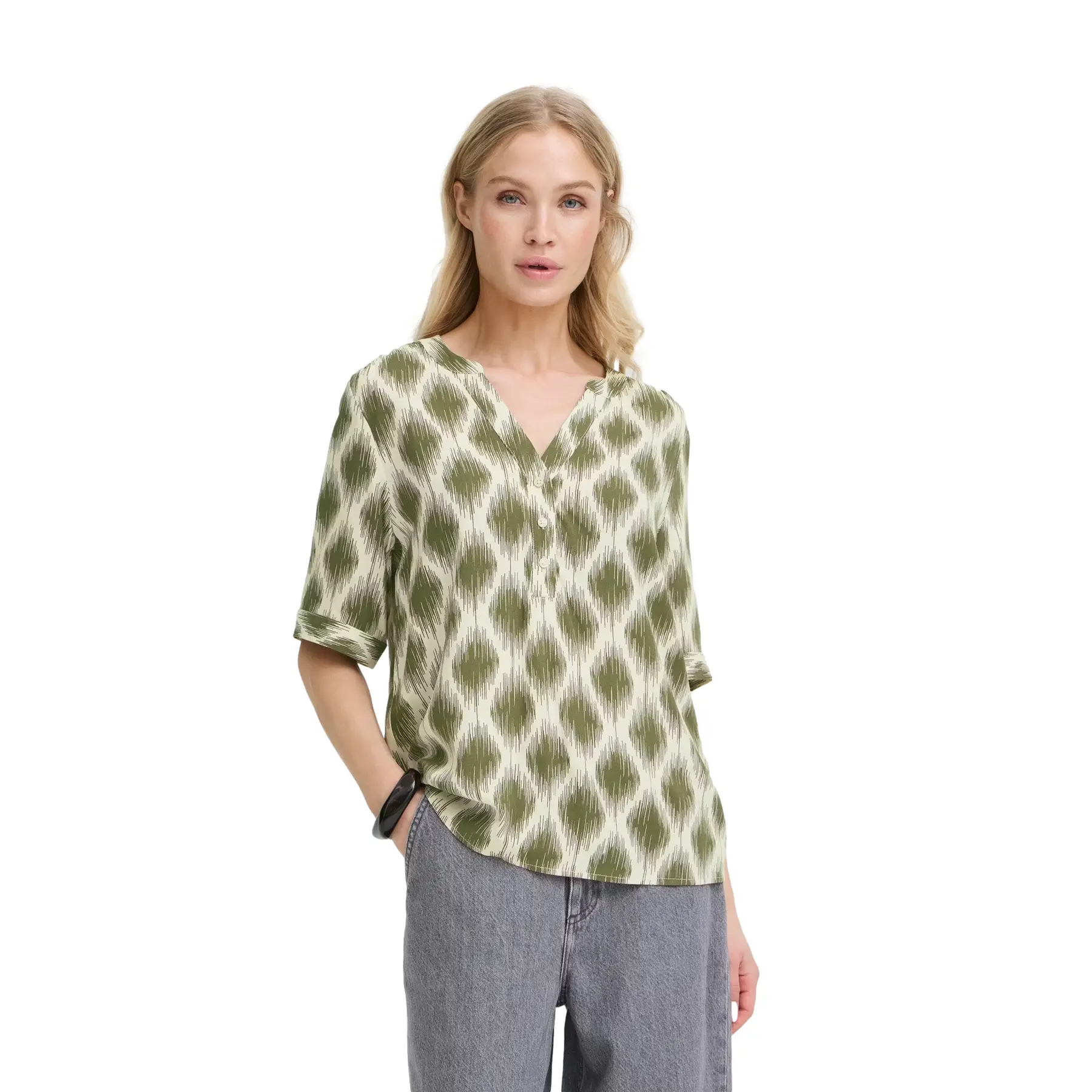 Blusa donna con scollo a V b.young Mmjoella 4