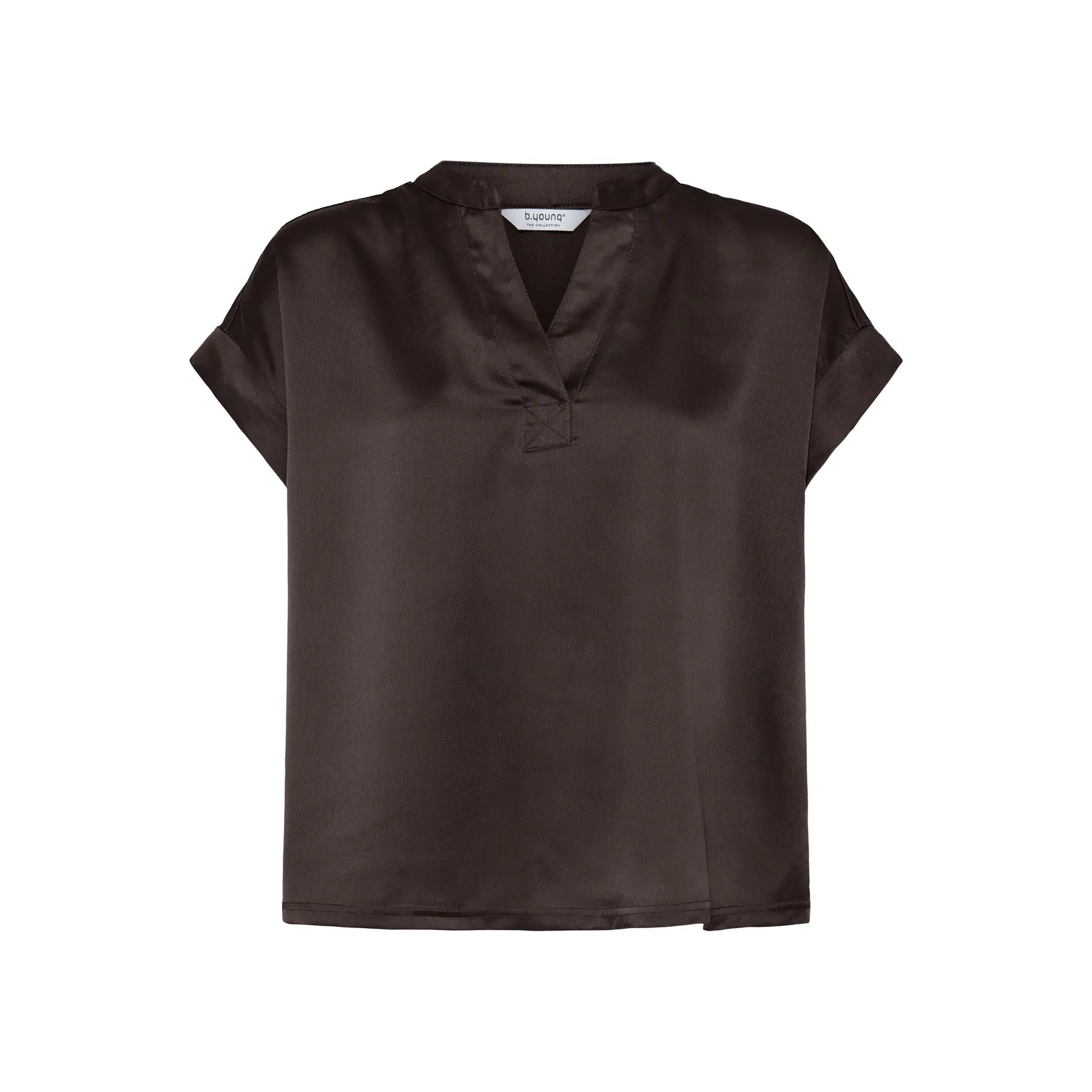 T-shirt da donna con scollo a V b.young Selita Placket