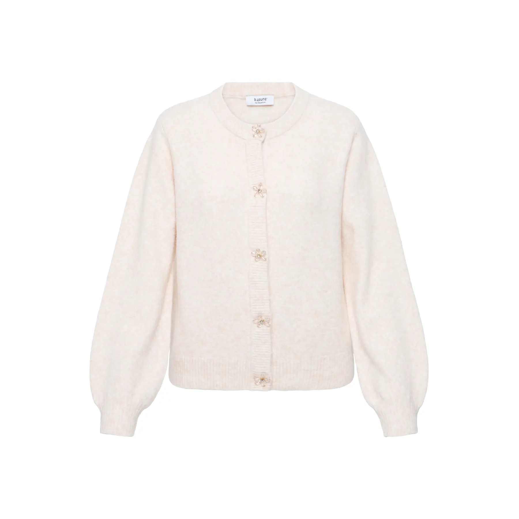 B.young Women's Blanc Cardigan Omea Deco 2