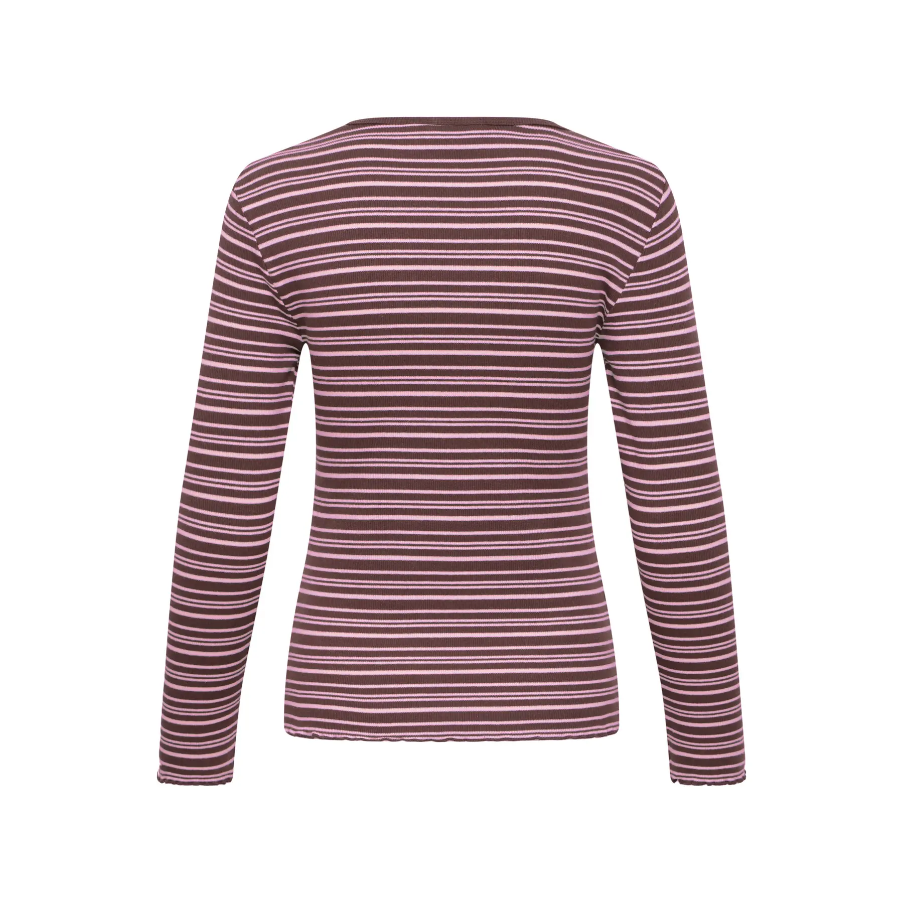 B.young Women's Marron Long Sleeve T-Shirt Tone