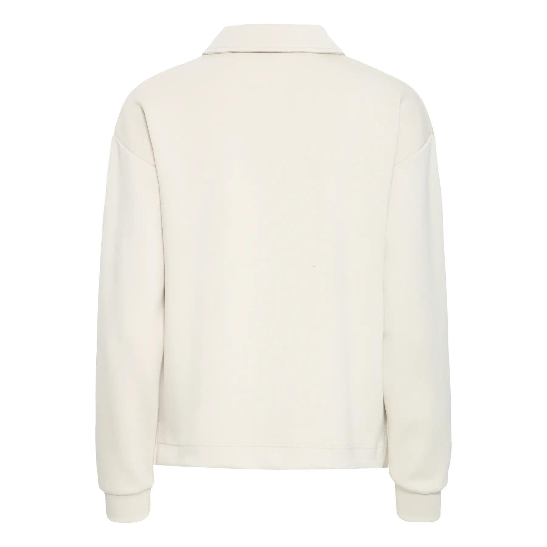 Felpa donna con collo a polo b.young Pusti