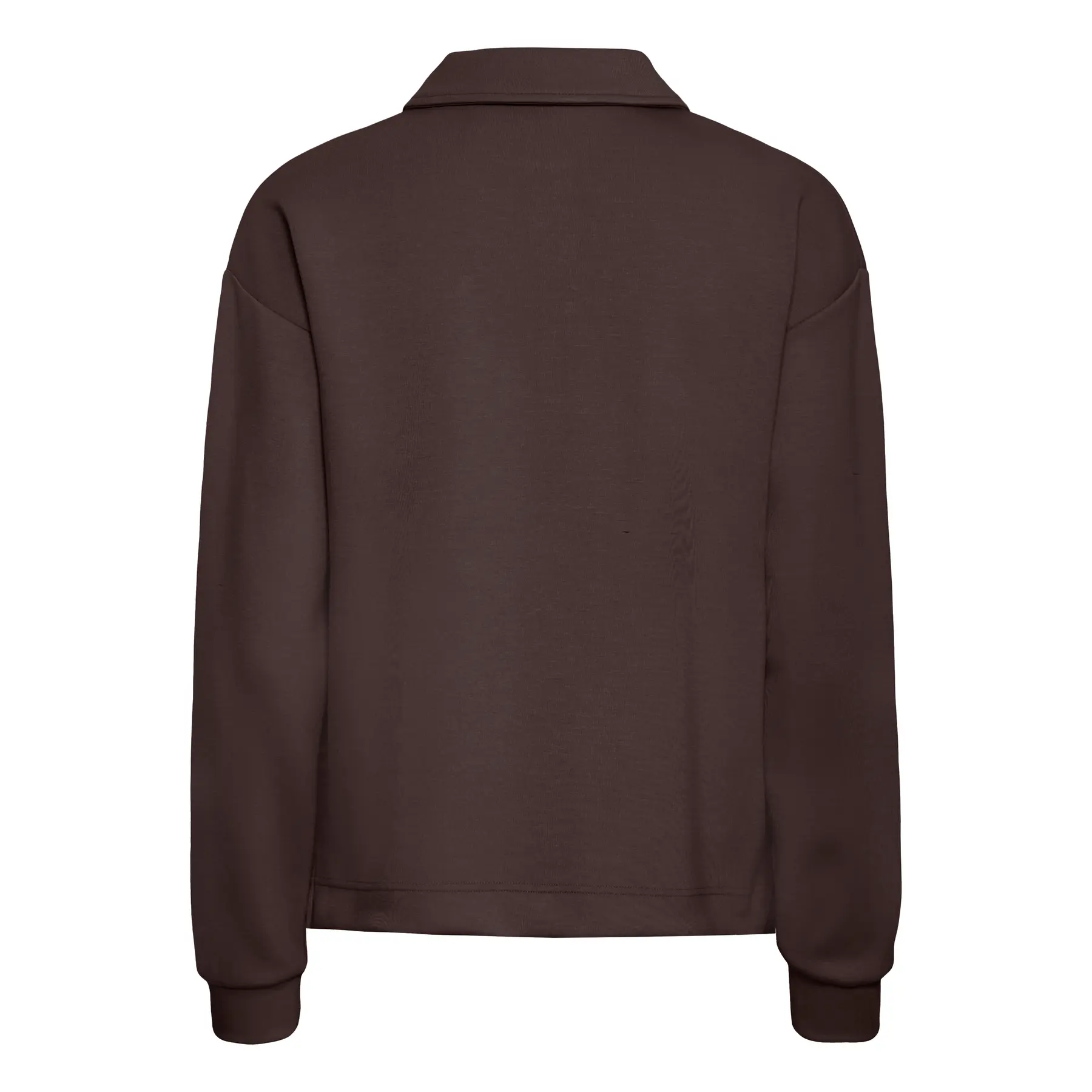 Felpa donna con collo a polo b.young Pusti