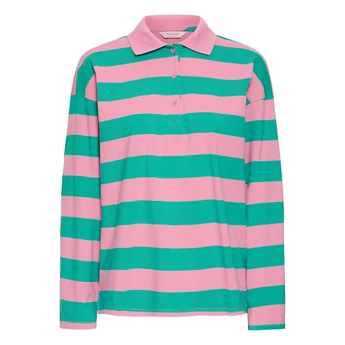 5715750211761 - Polo-Shirt langarm Damen byoung Somset