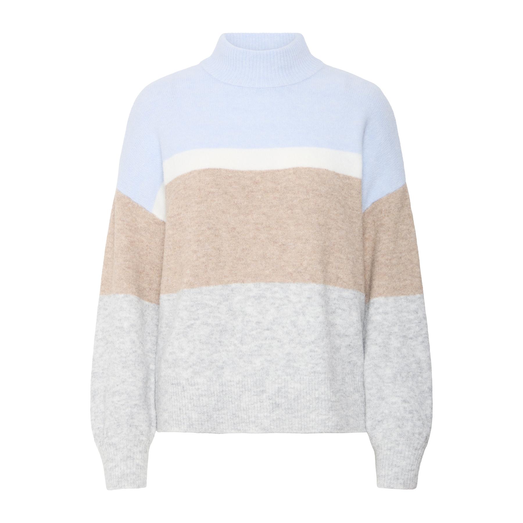 5715574807386 - Gestreifter Rollkragenpullover für Damen byoung Omea 2