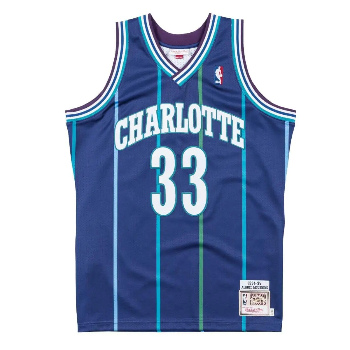 0191686333978 - NBA-Trikot Charlotte Hornets Alonzo Mourning