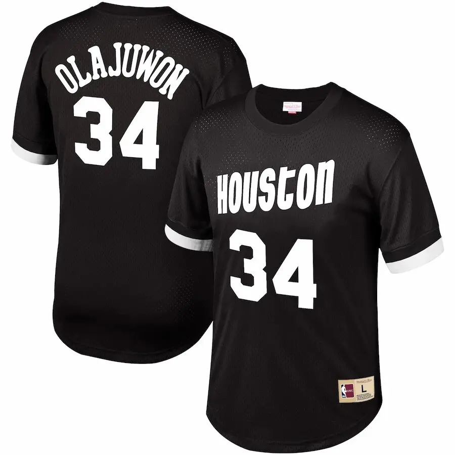 0191686337471 - NBA-T-shirt Houston Rockets Hakeem Olajuwon