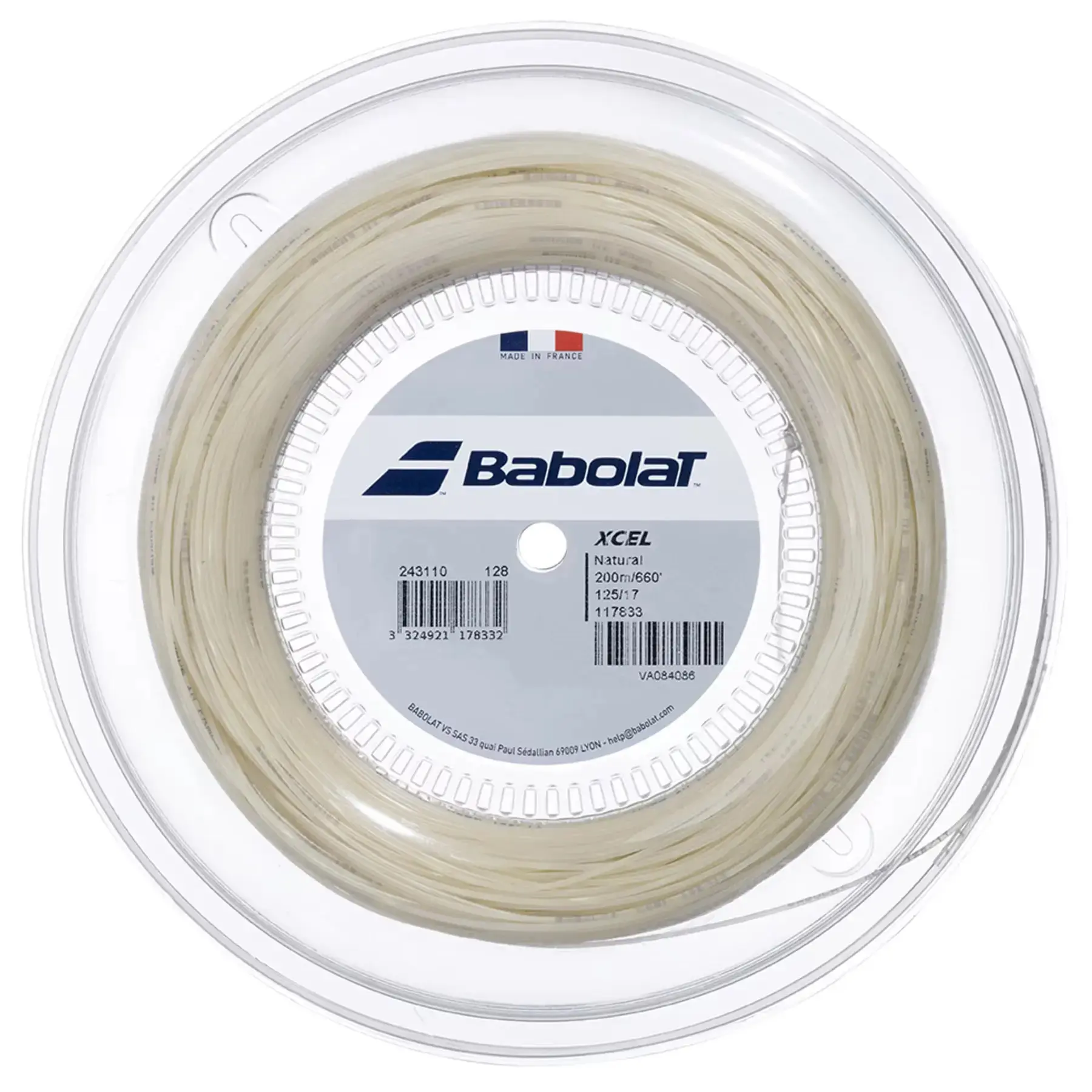 Spule für Tennissaiten Babolat Xcel 200M