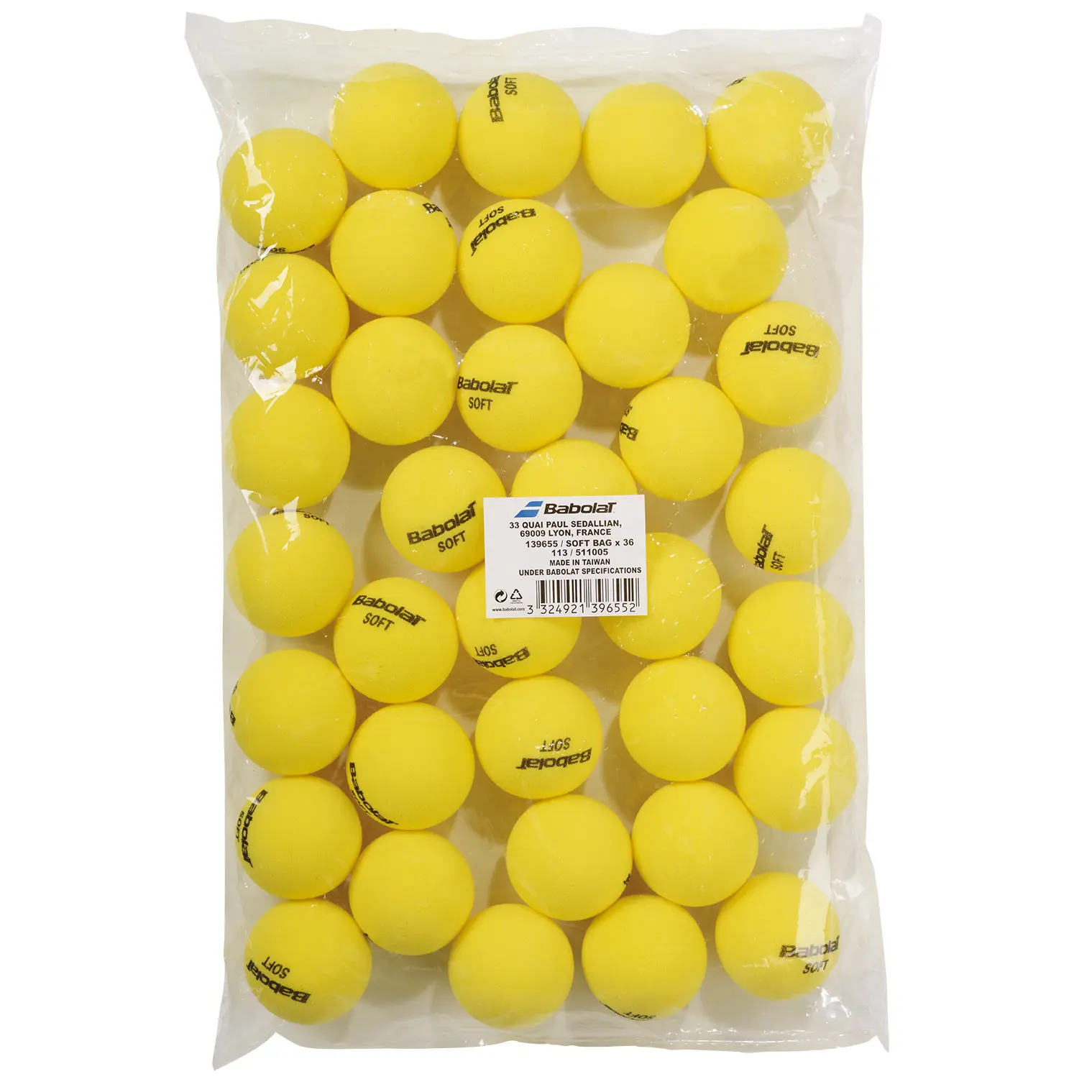 BABOLAT Lot de 36 balles de tennis  Soft