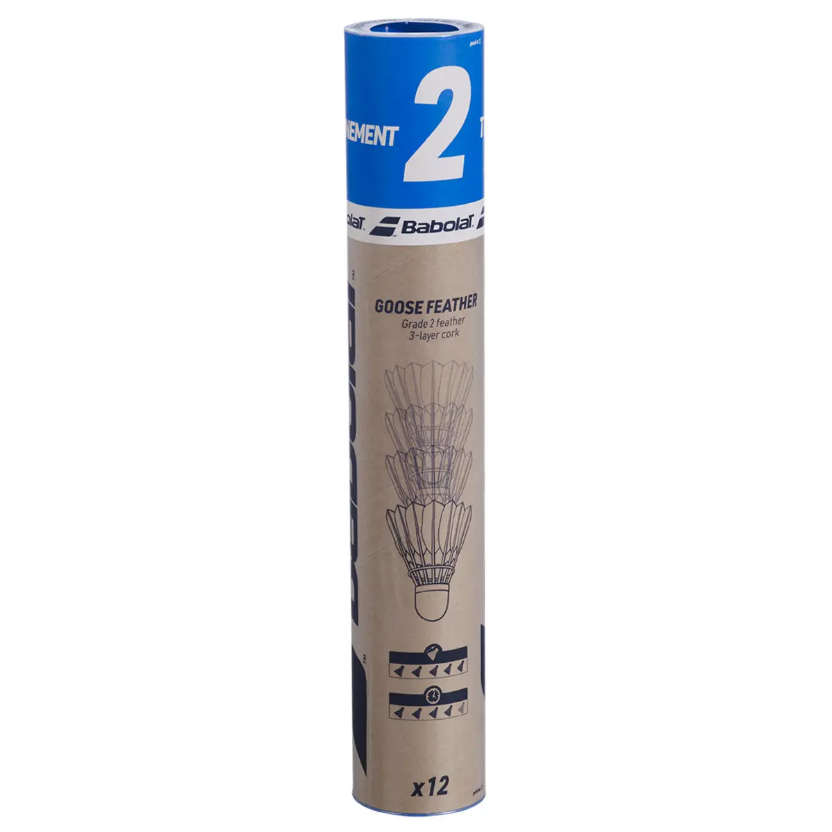 Babolat Babolat 2 - Badminton Shuttlecock - Snelheid 77