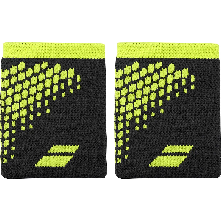 Babolat Logo Jumbo - Polsband - Zwart Fluor Geel - U