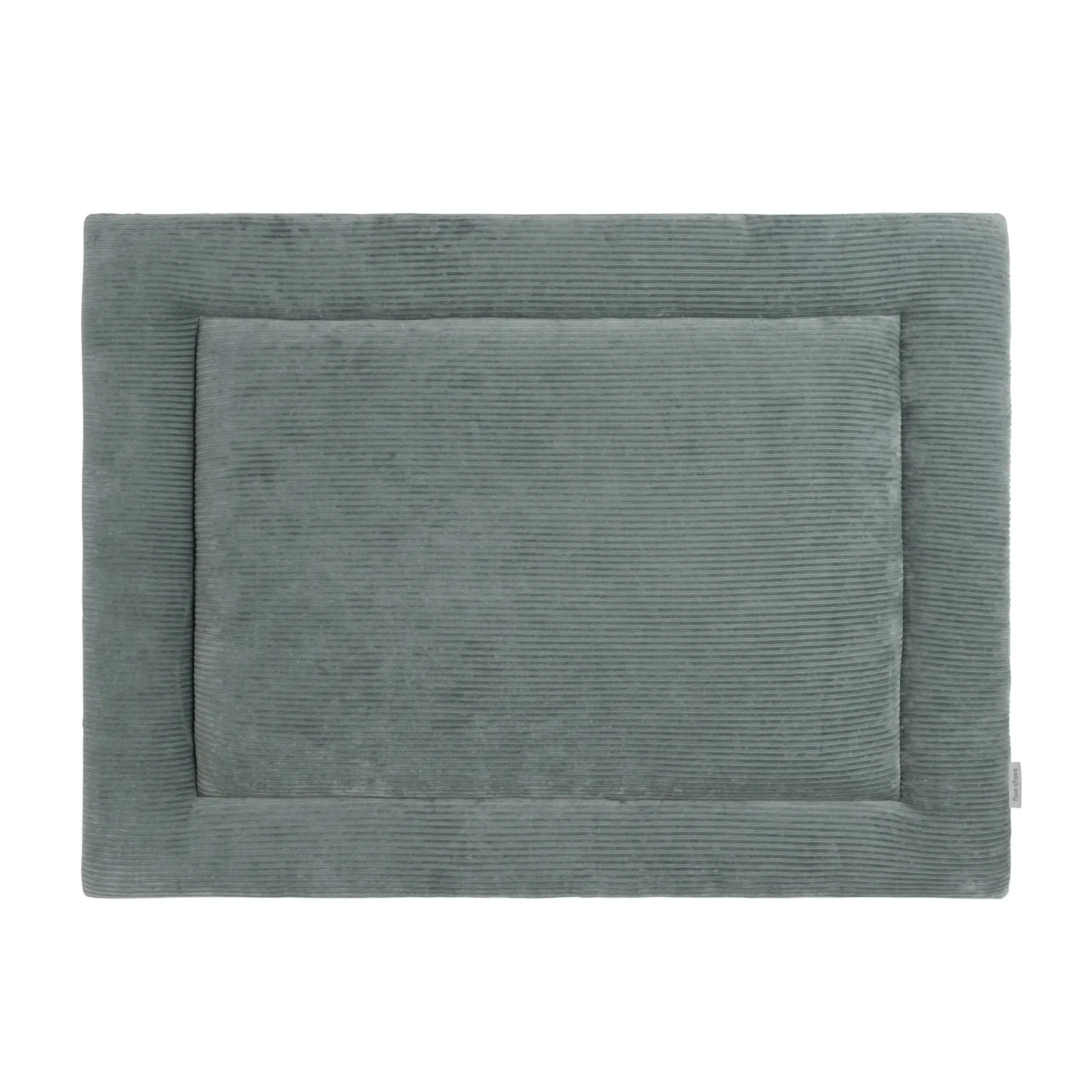 Baby's Only Boxkleed Sense - Parklegger - Speelkleed - Zeegroen - 80x100 cm - Zachte rib corduroy stof - Extra dik - Boxmatras - Tweezijdig te gebruiken