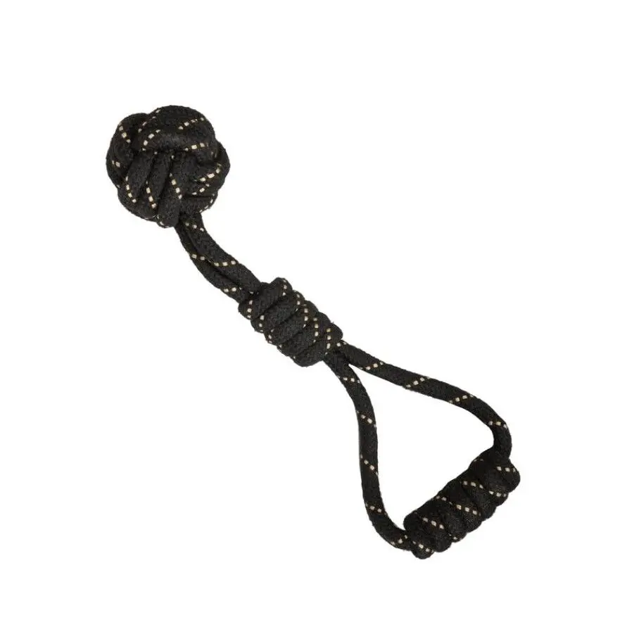 Back On Track Noir Dog Toy Rope Tug