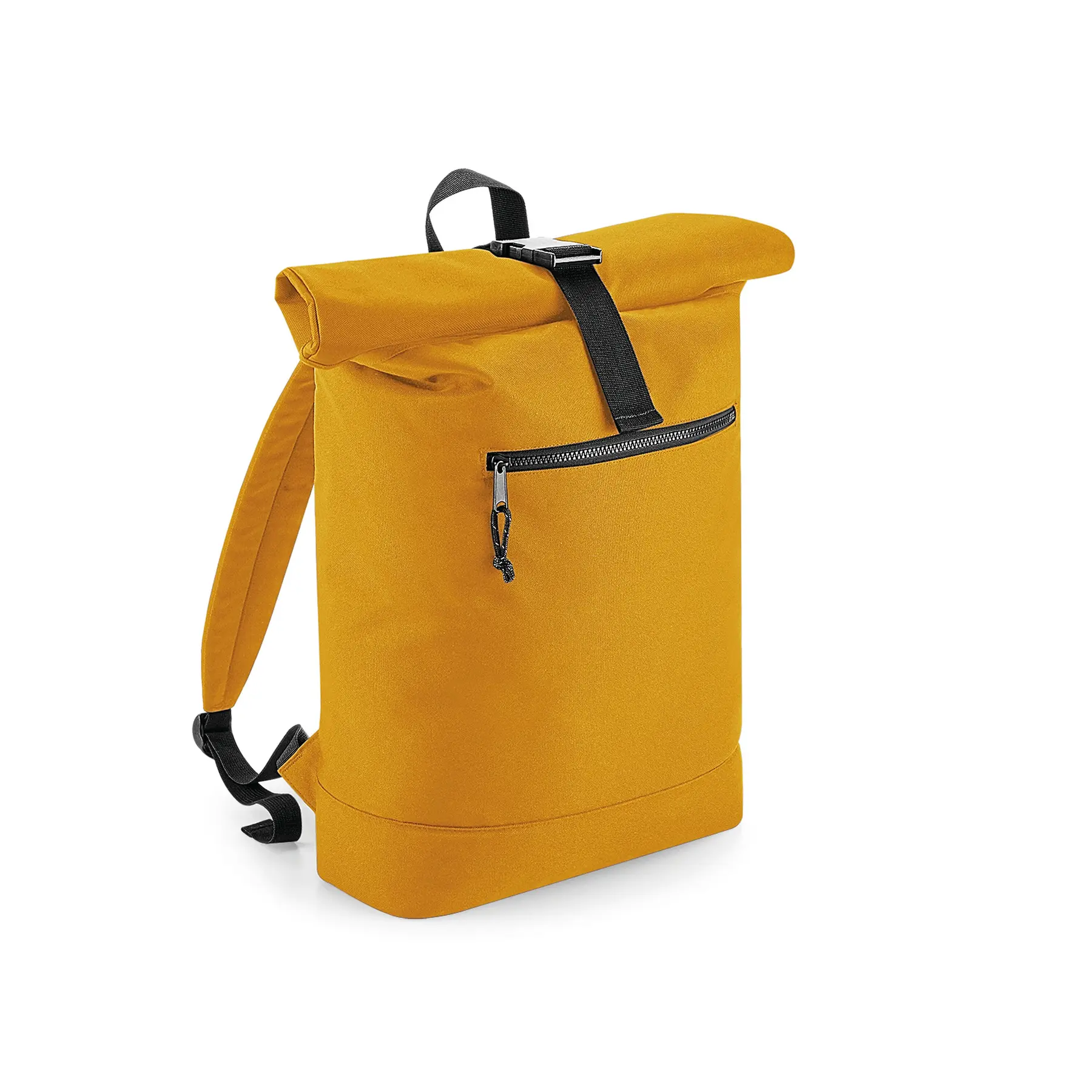 Bag Base Unisex Jaune Roll-Top Backpack Made From Recycled Materials