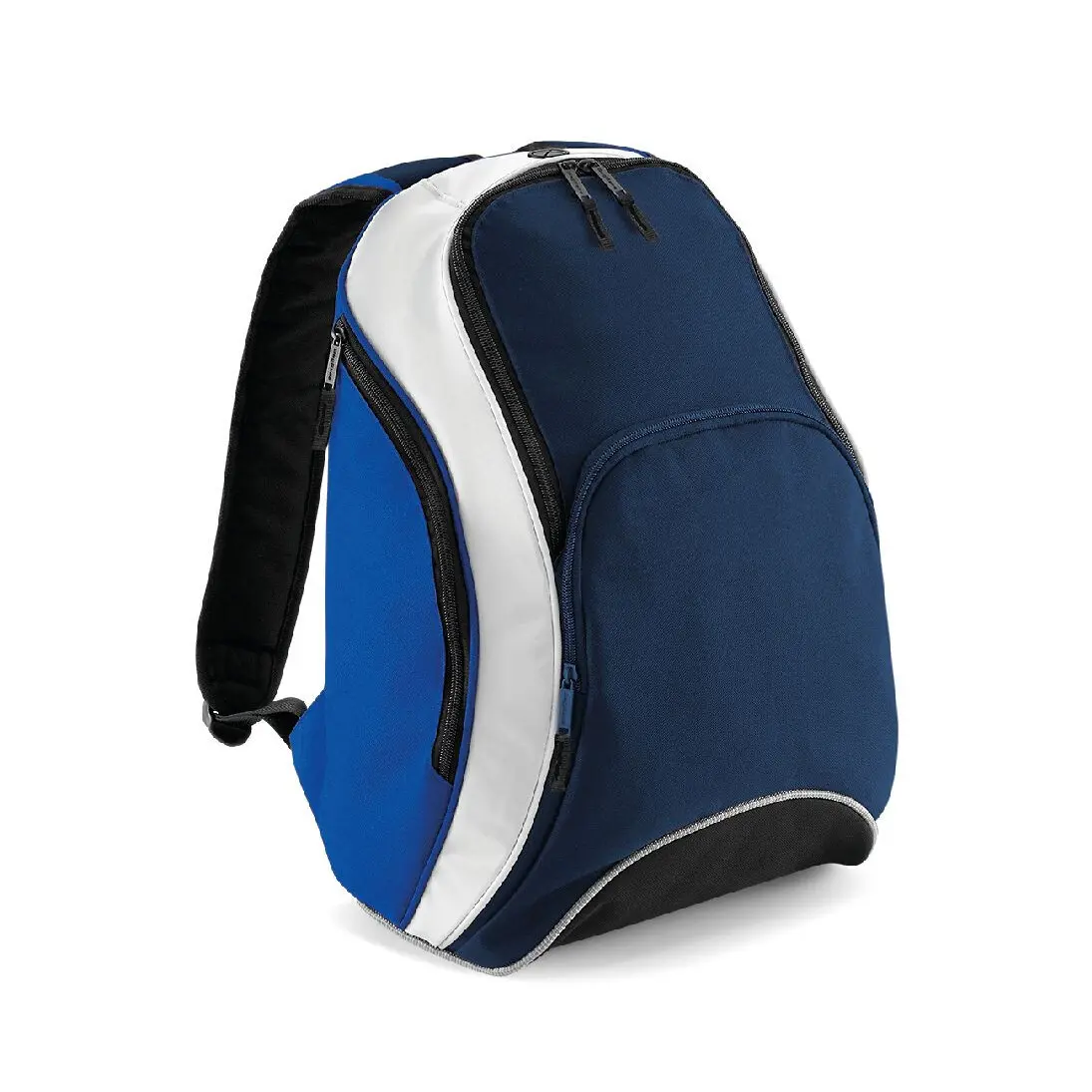Bag Base Unisex Bleu Backpack With Zipped Side Pockets