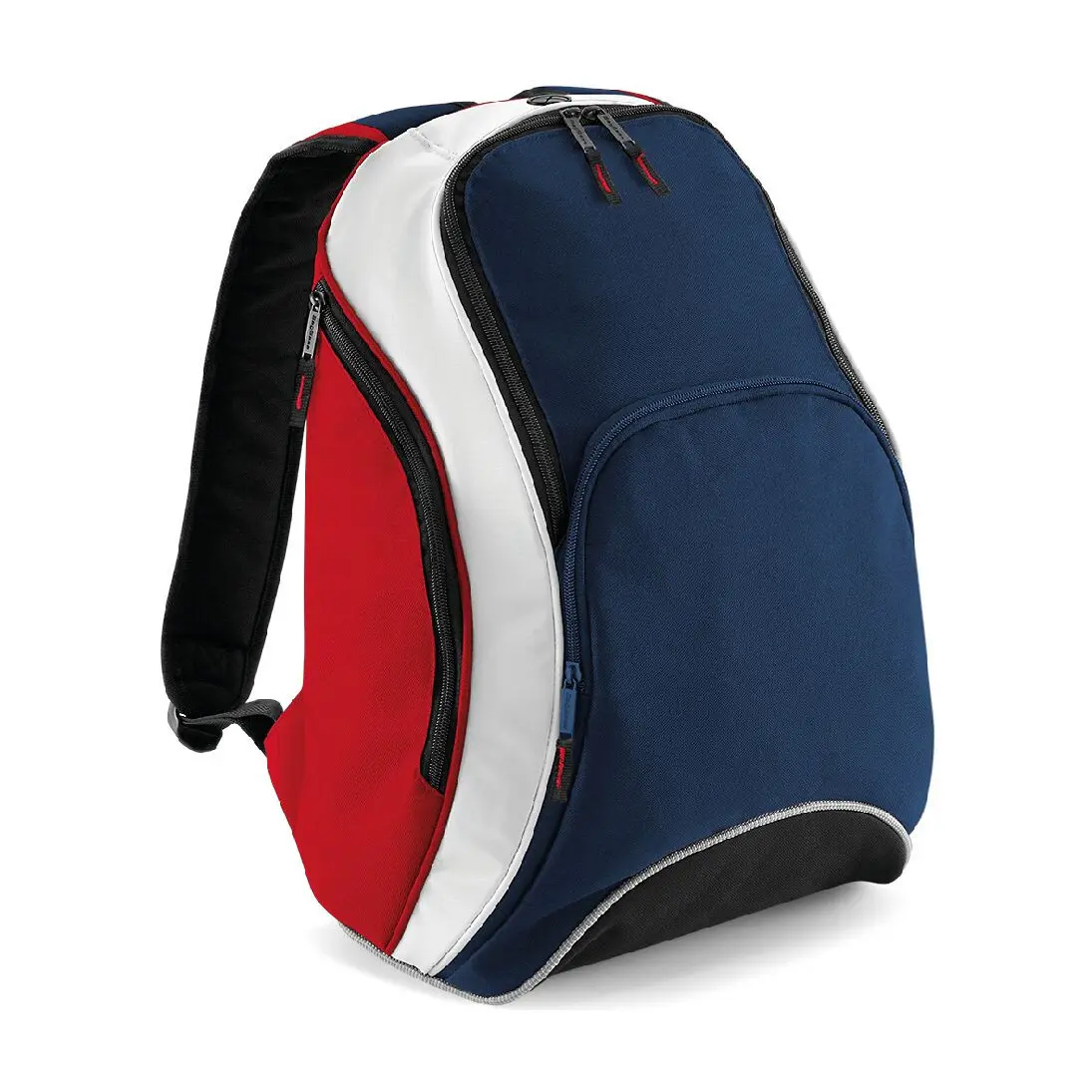 Bag Base Unisex Bleu Backpack With Zipped Side Pockets