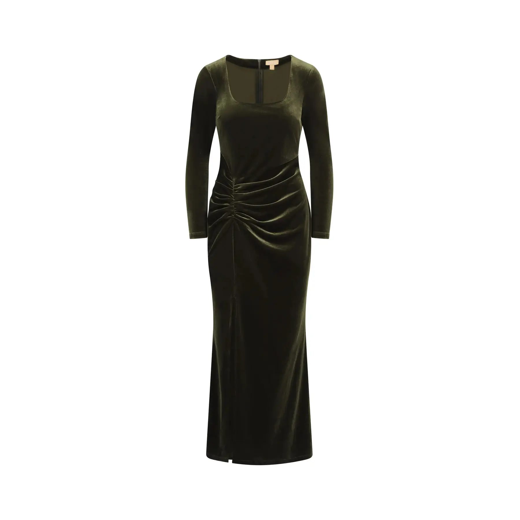 Image of Samtfigurbetonendes Kleid für Frauen Balou Maxi
