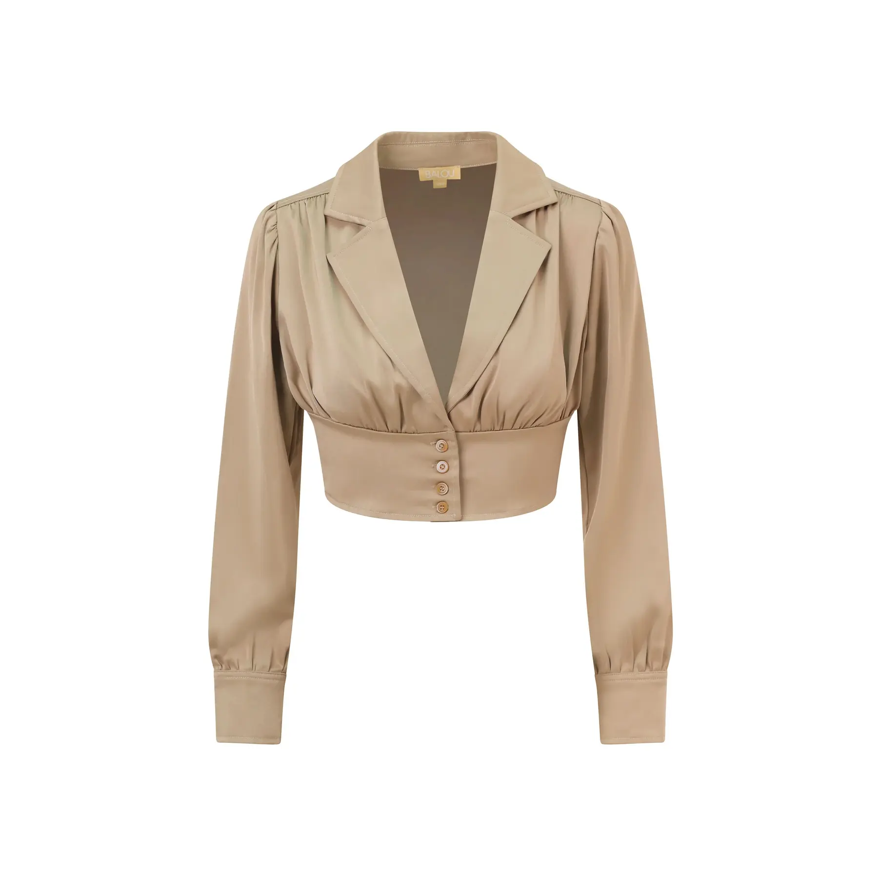 Image of Kurze Seidenbluse Damen Balou