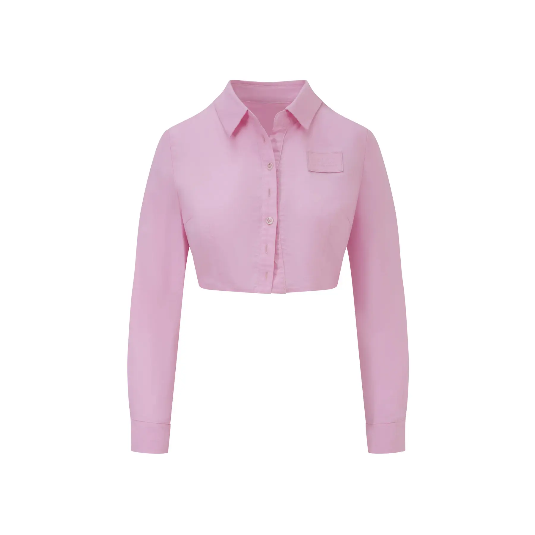 Maglietta crop maniche lunghe donna