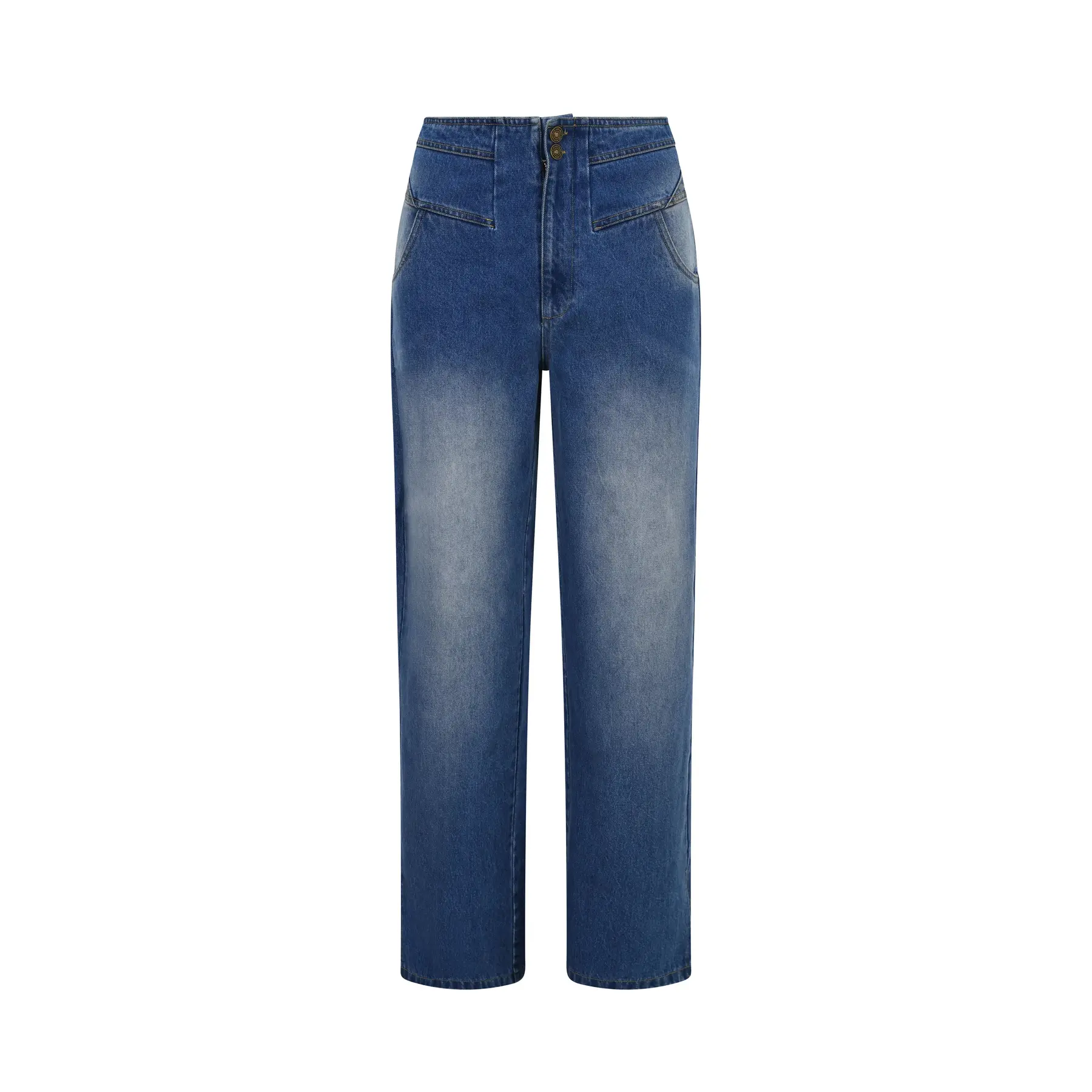 Jeans a gamba larga donna