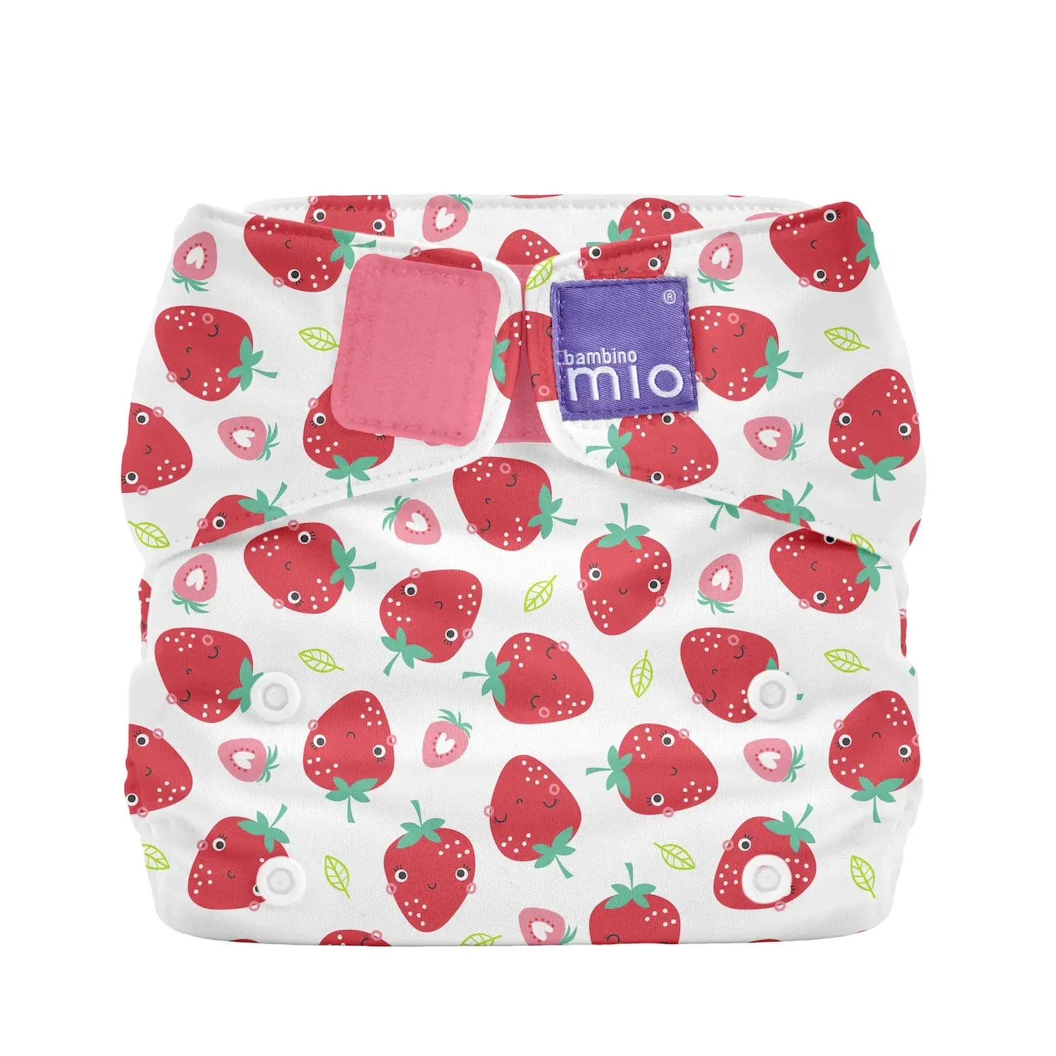 Couche lavable tout-en un Fraise fondante Bambino Mio Miosolo