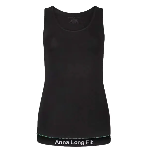 Damen-Top Bamboo Basics Anna Long Fit (x2)