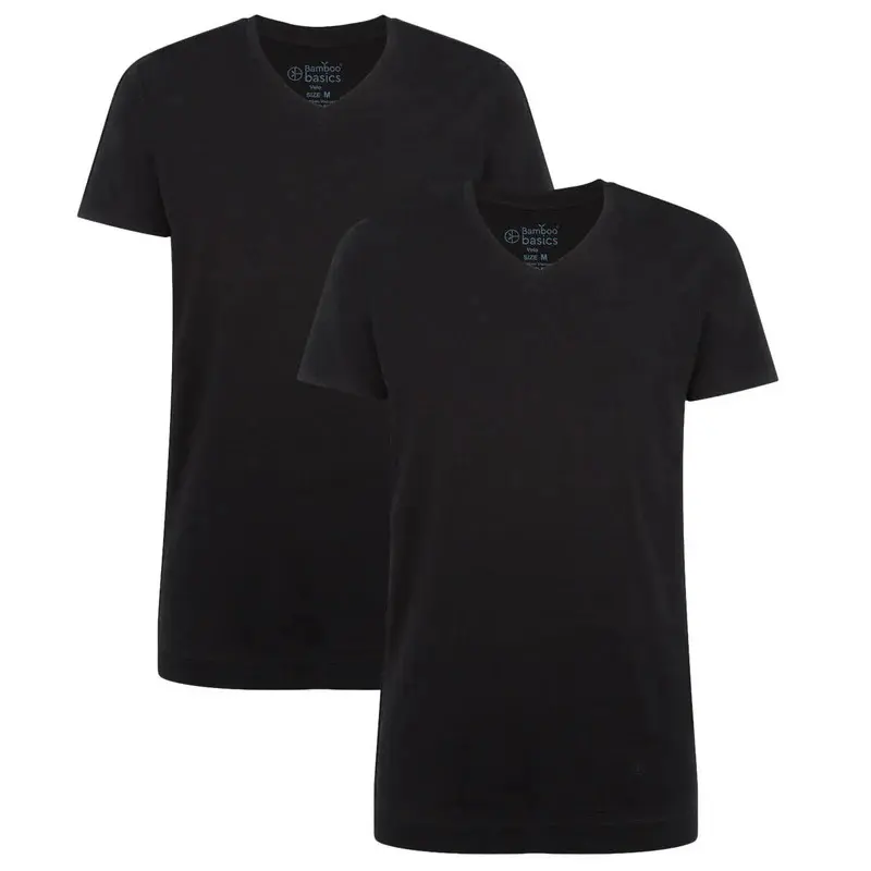 T-Shirt Bamboo Basics Velo Long Fit (x2)
