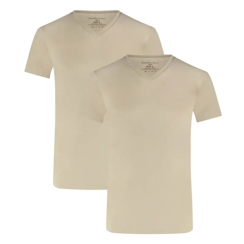 V-neck T-shirt Bamboo Basics Velo (x2)