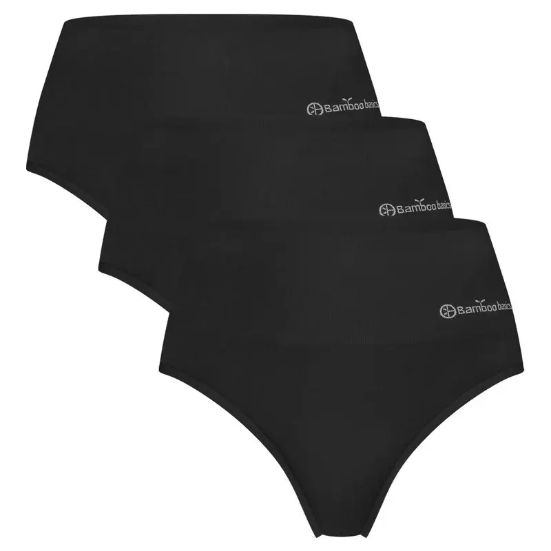 High Waist Thong For Women Bamboo Basics Zoey (x3)