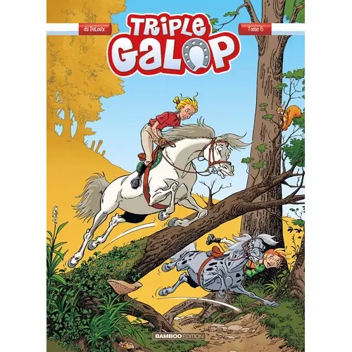 Comparer les prix de Livre Triple Galop : Bande Dessinée Bamboo Edition Tome : 6