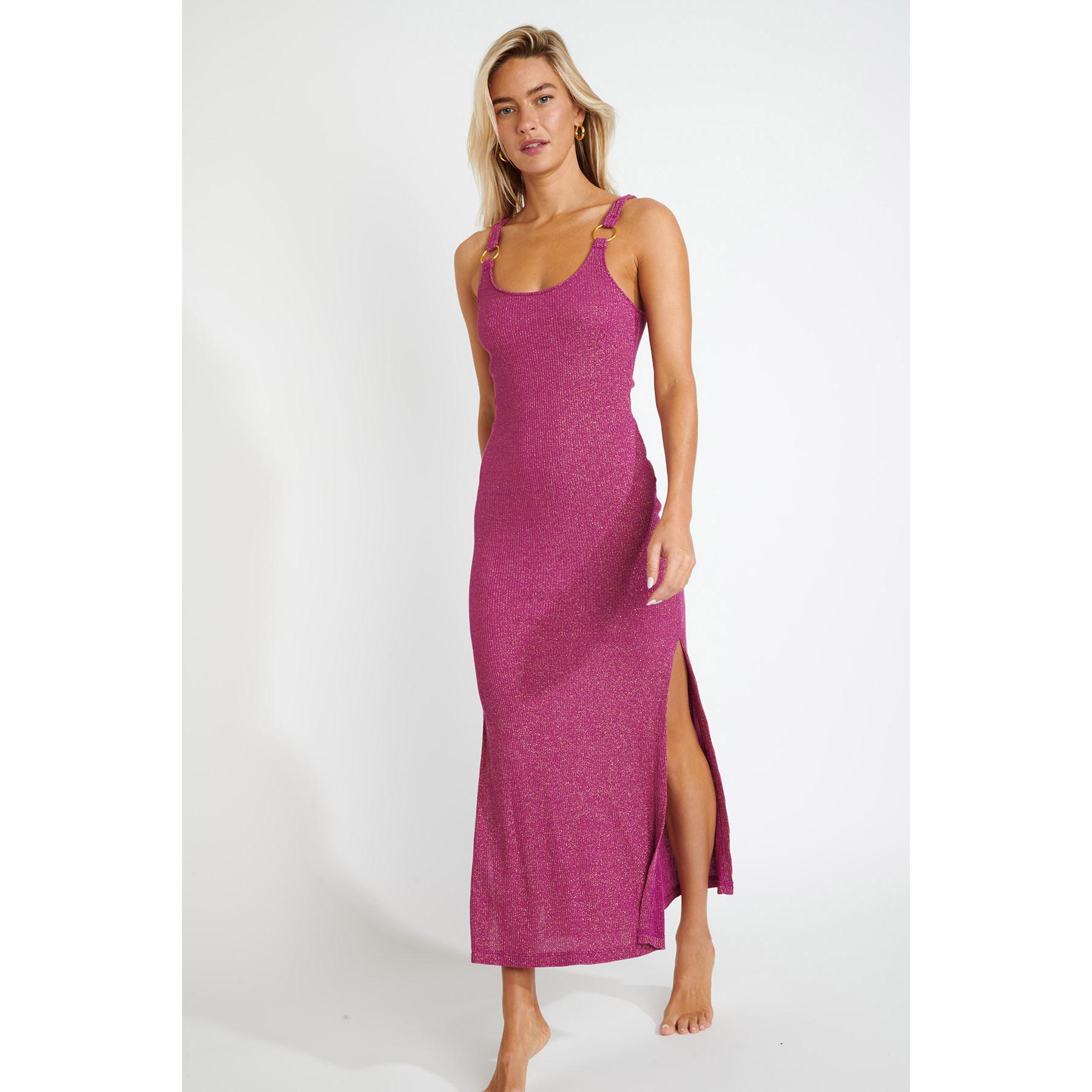 3500303547358 - Langes Kleid Damen Banana Moon Amiva Goldenrib