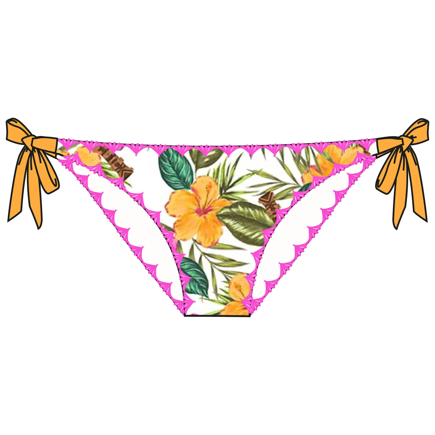 3500302334010 - Damen-Bikinihose Banana Moon Dimka Tortuga