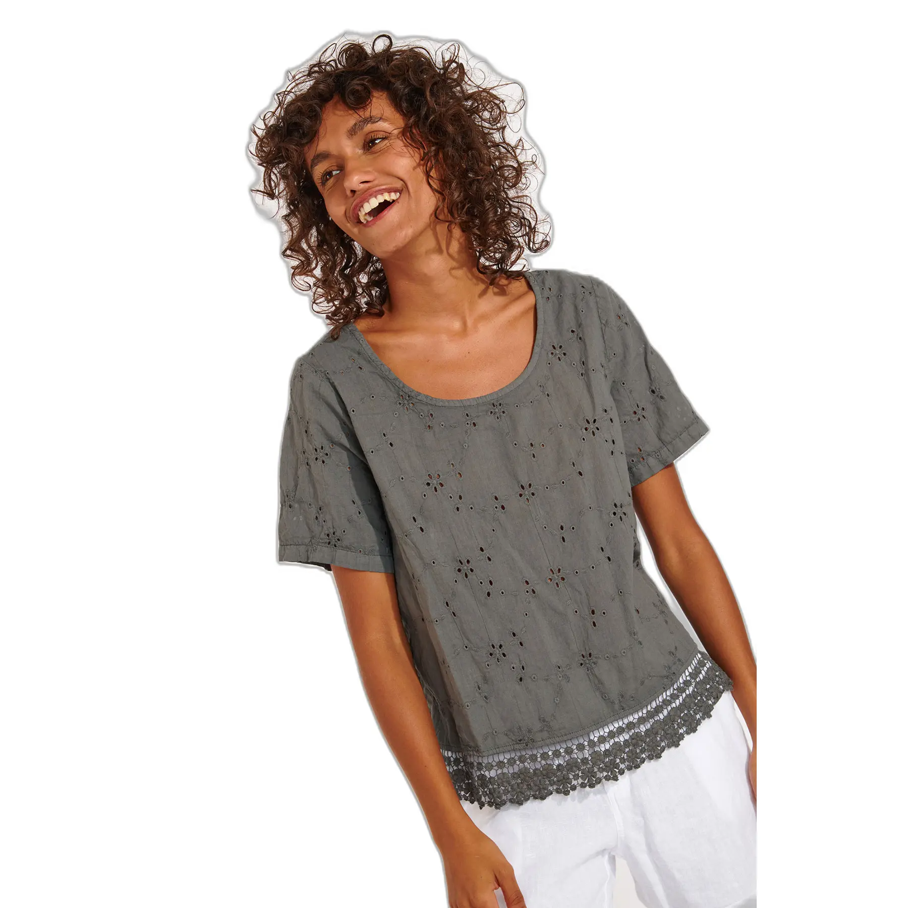 3500300292848 - T-Shirt Frau Banana Moon Fatu Cranberry